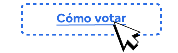 Un enlace con el texto «Cómo votar».